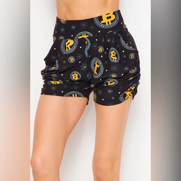 Casual & Comfy Soft Harem Black Shorts - Picture 3 of 9